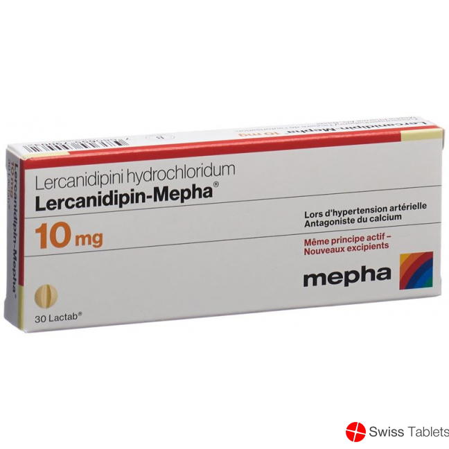 Lercanidipin Mepha Lactab 10mg (neu) 30 Stück buy online
