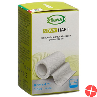 Flawa Nova Haft Cohesive Gauze Bandage 8cmx4m
