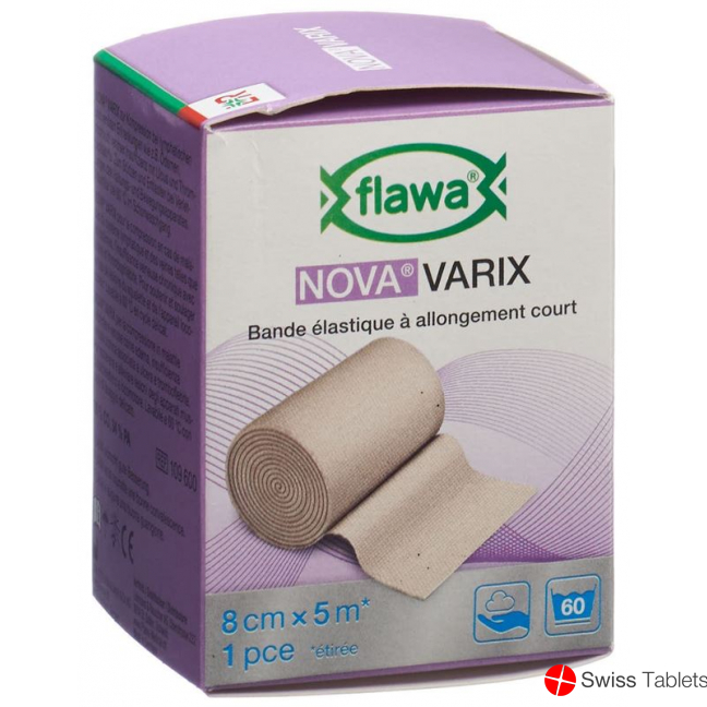 Flawa Nova Varix short stretch bandage 8cmx5m buy online