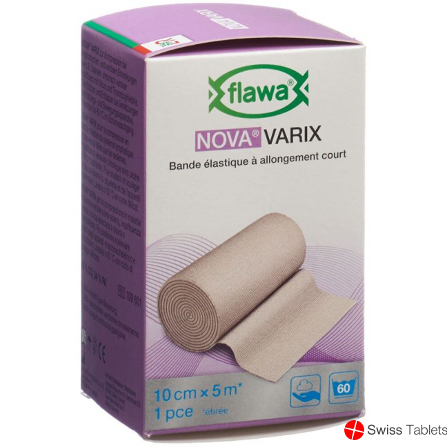 Flawa Nova Varix short stretch bandage 10cmx5m buy online