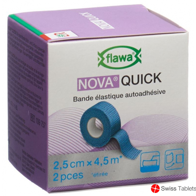 Flawa Nova Quick Kohae Reissbin 2.5cmx4.5m Bl 2 Stück buy online