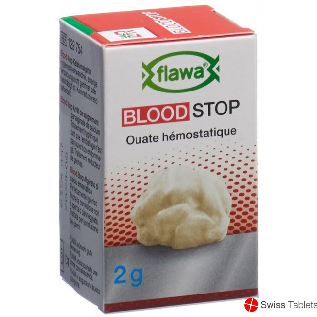 Flawa Hemostatic Cotton Wool Sterilized Glass 2g buy online