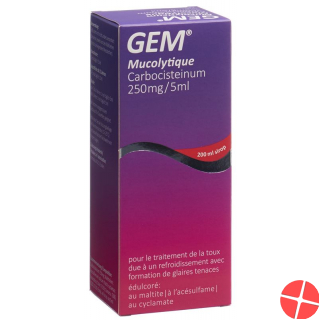 Gem Mucolyticum Sirup Flasche 200ml