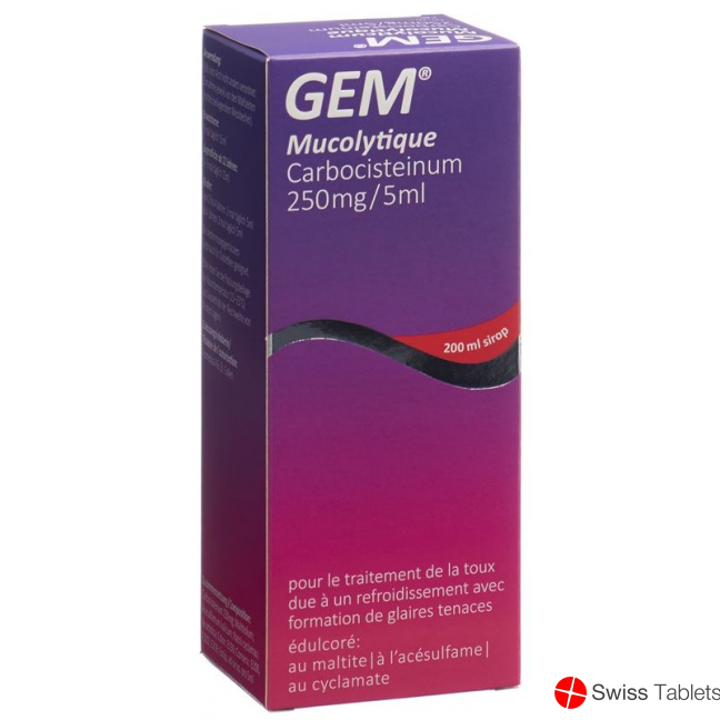 Gem Mucolyticum Sirup Flasche 200ml buy online