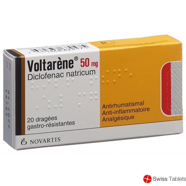 Voltaren 50mg 20 Dragées buy online