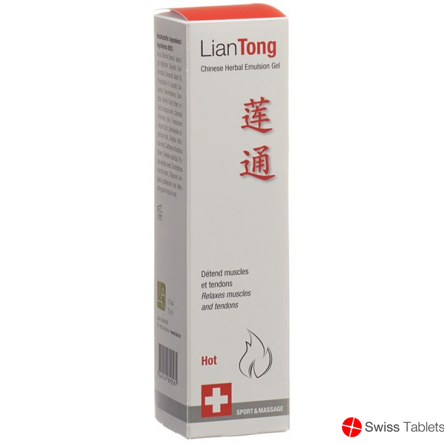 Liantong Chinese Herbal Emulsion Gel Hot 75ml buy online