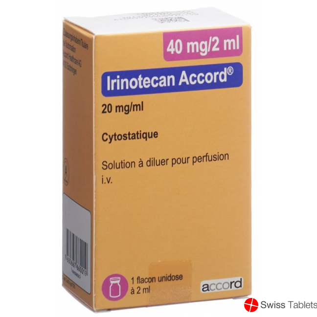 Irinotecan Accord 40mg/2ml Durchstechflasche 2ml buy online