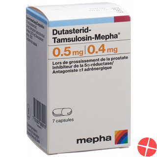 Dutasterid Tamsulosin Mepha Kapseln 0.5/0.4mg 7 Stück