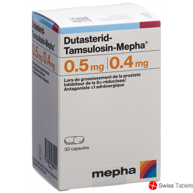 Dutasterid Tamsulosin Mepha Kapseln 0.5/0.4mg 30 Stück buy online Dutasterid Tamsulosin Mepha Kapseln 0.5/0.4mg 30 Stück buy online
