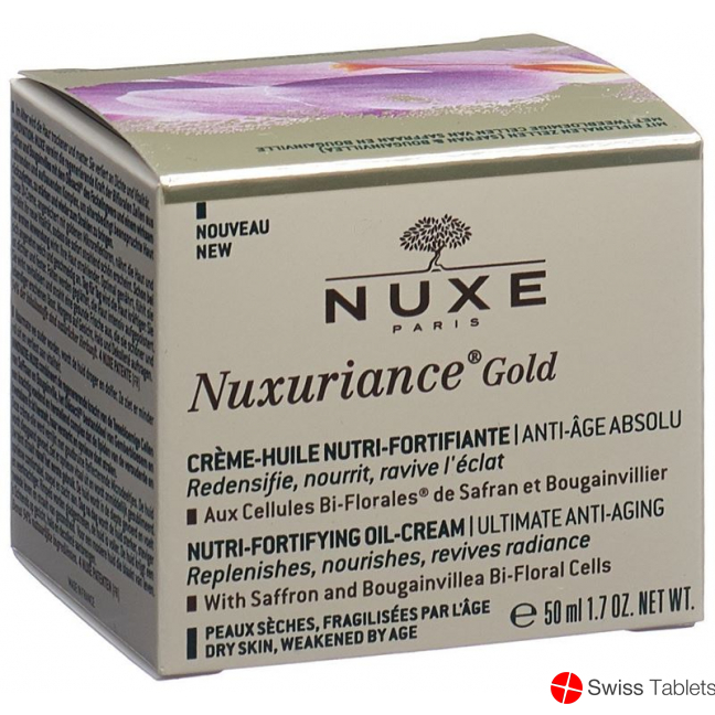 Nuxe Nuxuriance Gold Cr Huile Nutri Fortif 50ml buy online