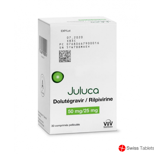 Juluca Filmtabletten 50/25mg Dose 30 Stück buy online