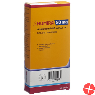 Humira Injektionslösung 80mg/0.8ml Vorgef Injektor 0.8ml