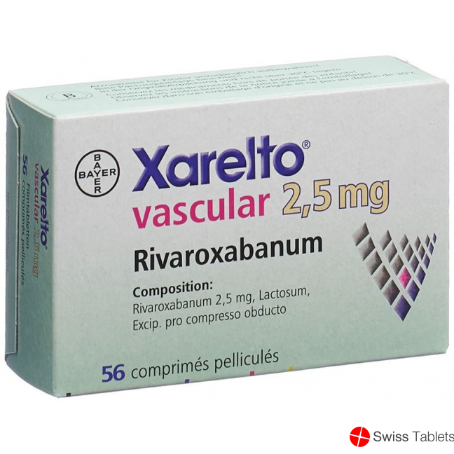 Xarelto Vascular Filmtabletten 2.5mg 56 Stück buy online