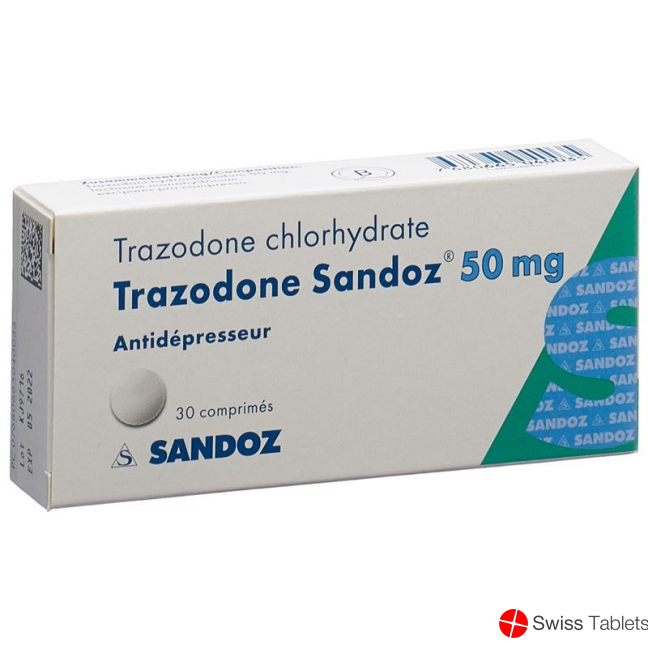 Trazodon Sandoz Tabletten 50mg 30 Stück buy online