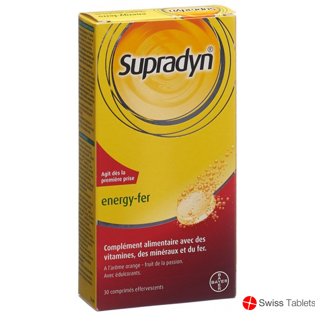 Supradyn Energy iron effervescent tablets 30 pieces buy online