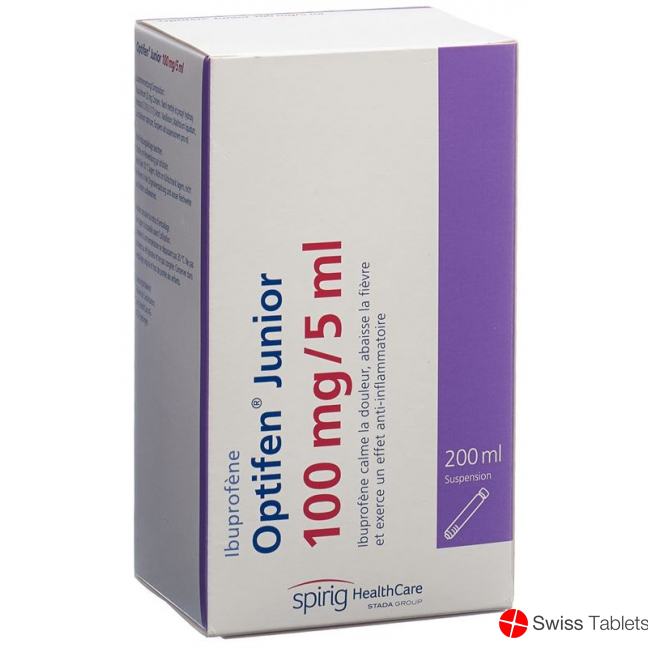 Optifen Junior Suspension 100mg/5ml Flasche 200ml buy online