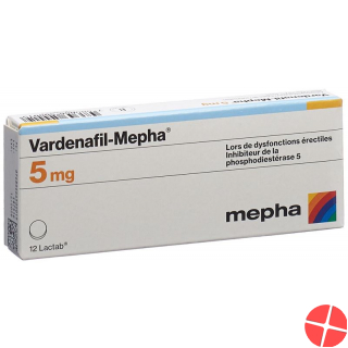 Vardenafil Mepha Lactab 5mg 12 Stück