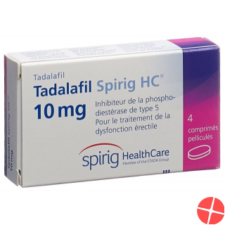 Tadalafil Spirig HC Filmtabletten 10mg 4 Stück Tadalafil Spirig HC Filmtabletten 10mg 4 Stück