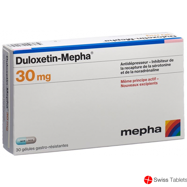 Duloxetin Mepha Kapseln 30mg (neu) 30 Stück buy online