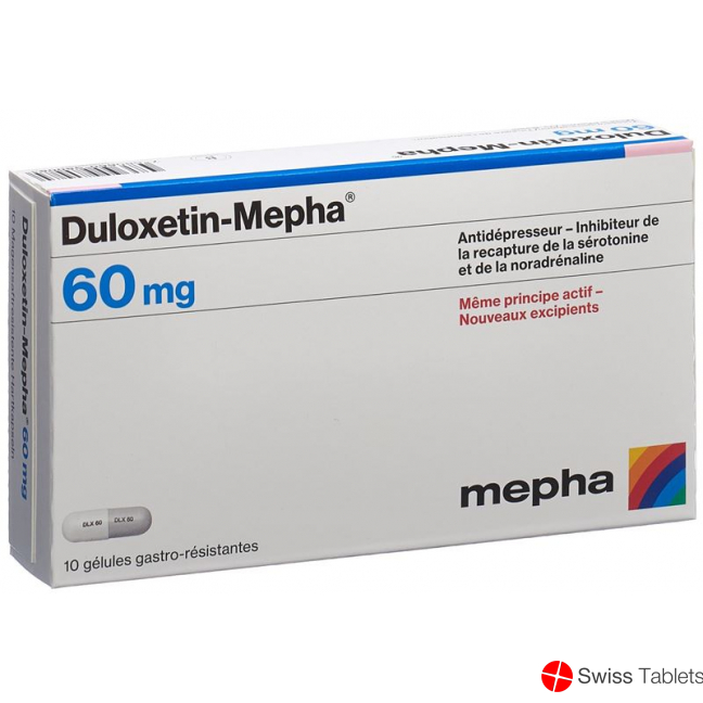 Duloxetine Mepha Kaps 60 mg 10 pcs