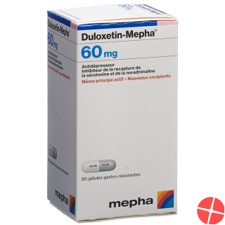 Duloxetine Mepha Kaps 60 mg Ds 90 pcs