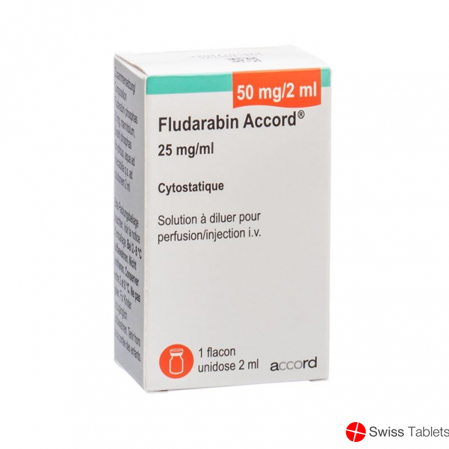 Fludarabin Accord Infusionskonzentrat 50mg/2ml Durchstechflasche buy online