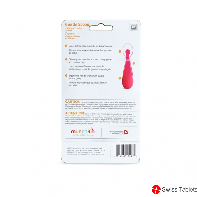 Munchkin Silikon Trainingsloeffel Gent Scoop 2 Stück buy online