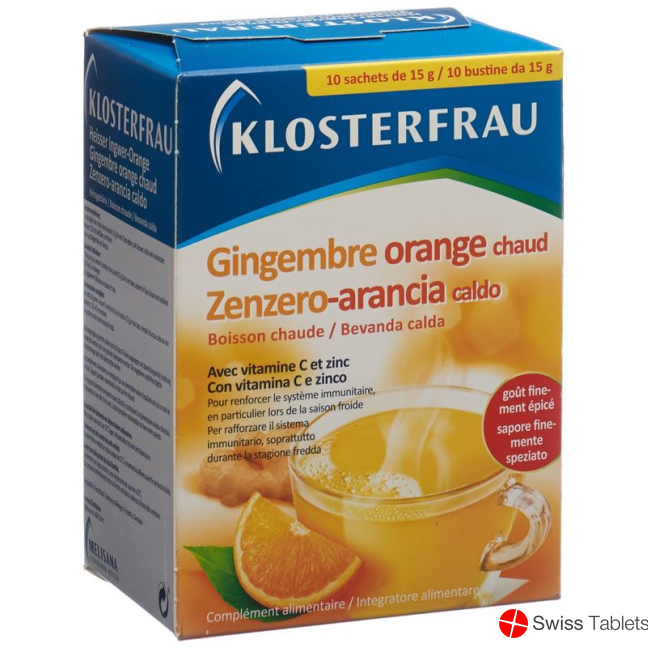 Klosterfrau Heisser Ingwer-Orange 10x 15g buy online