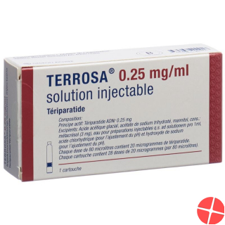 Terrosa Injektionslösung 250mcg/ml Patrone 2.4ml