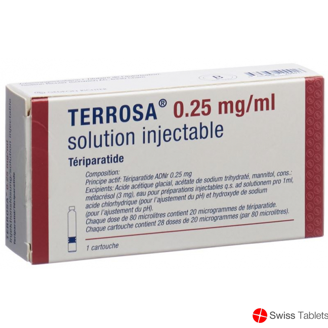 Terrosa Injektionslösung 250mcg/ml Patrone 2.4ml buy online