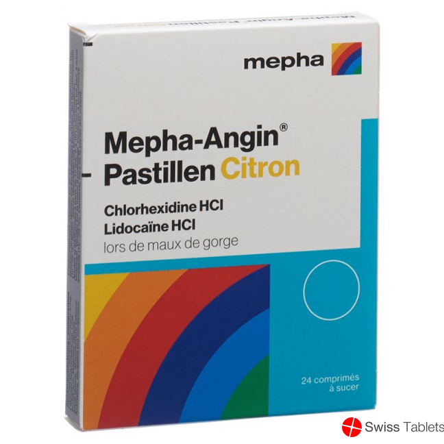 Mepha-angin Pastillen Citron 24 Stück buy online