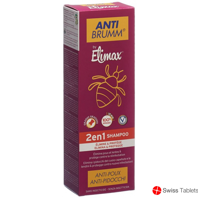 Antibrumm by Elimax Laus stop 2in1 Shampoo Fl 100 ml