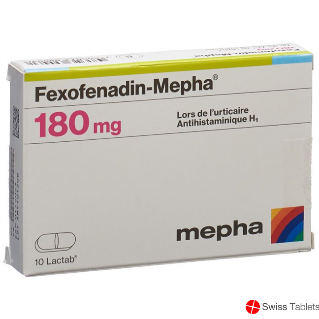 Fexofenadin Mepha Lactab 180mg 10 Stück buy online
