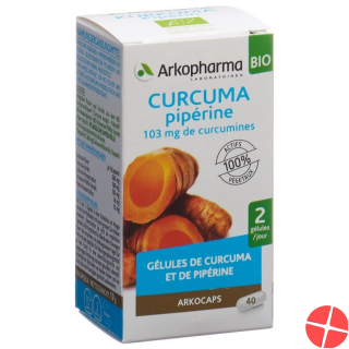 Arkocaps turmeric organic jar 40 capsules