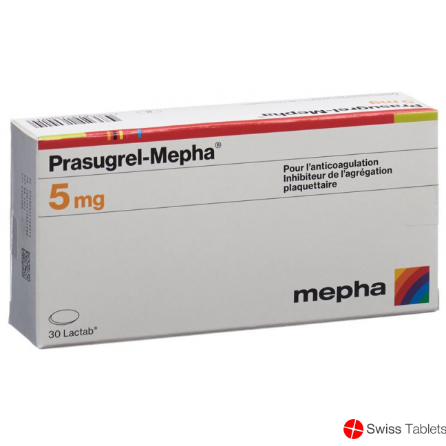 Prasugrel Mepha Lactab 5mg 30 Stück buy online