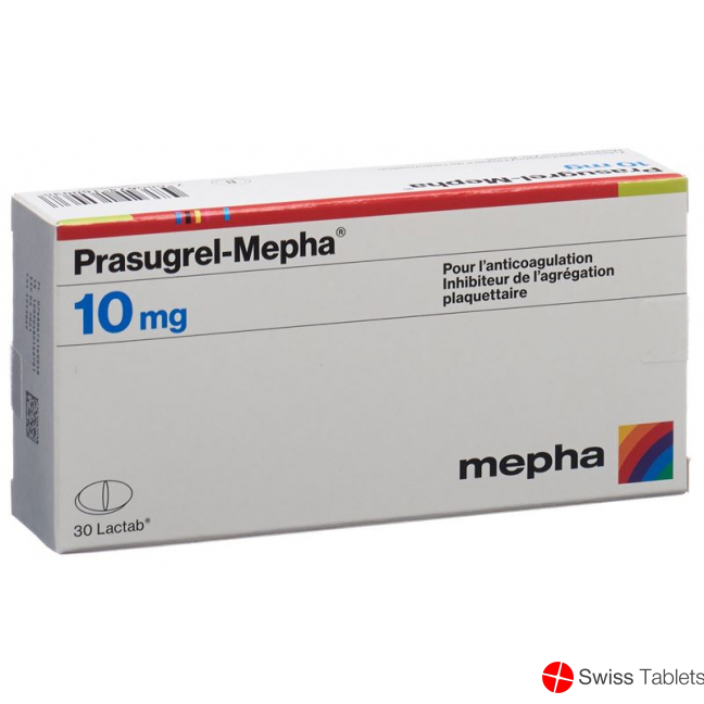 Prasugrel Mepha Lactab 10mg 30 Stück buy online