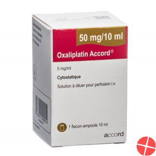 Oxaliplatin Accord Infusionskonzentrat 50mg/10ml Durchstechflasche