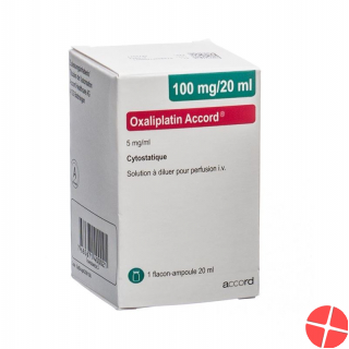 Oxaliplatin Accord Infusionskonzentrat 100mg/20ml Durchstechflasche