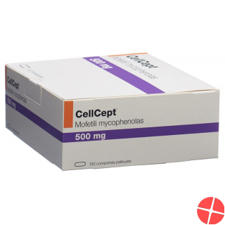 Cellcept (pi) Filmtabletten 500mg 150 Stück