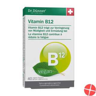 Dr. Dünner Vitamin B12 Capsules vegan 40 pieces