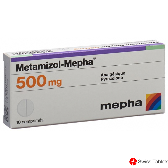 Metamizol Mepha Tabletten 500mg 10 Stück buy online