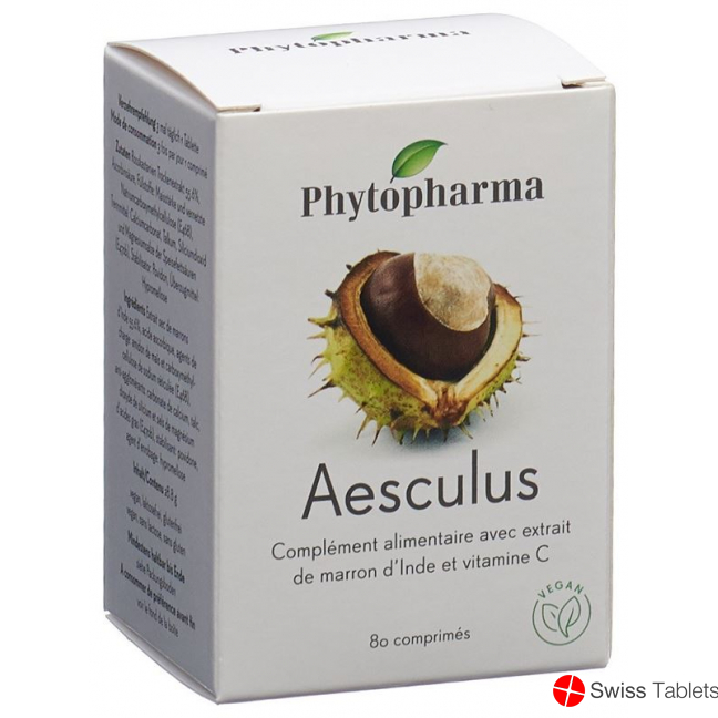 Phytopharma Aesculus Tabletten Dose 80 Stück buy online