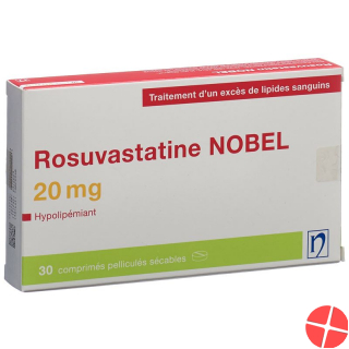 Rosuvastatin Nobel Filmtabletten 20mg 30 Stück