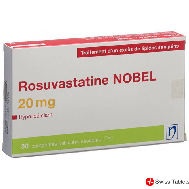Rosuvastatin Nobel Filmtabletten 20mg 30 Stück buy online
