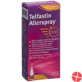 Telfastin Allerspray Nasal Spray bottle 15ml Telfastin Allerspray Nasal Spray bottle 15ml