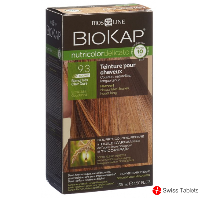 Biokap Nutricolor Delicato Rapid Ex Hel Gol 135ml buy online