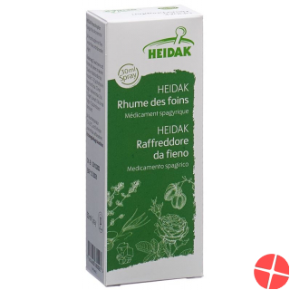 Heidak Heuschnupfen Spray Flasche 30ml