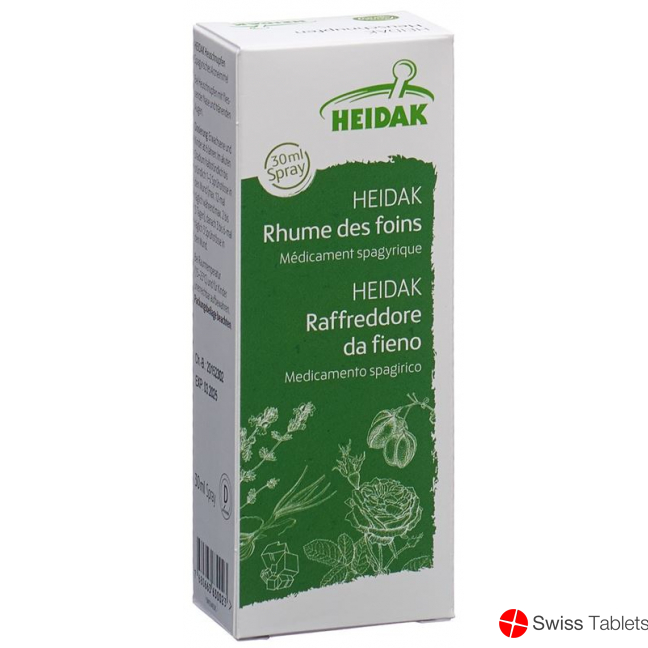 Heidak Heuschnupfen Spray Flasche 30ml buy online