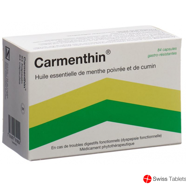 Carmenthin Kapseln Magensaftresistente 84 Stück buy online