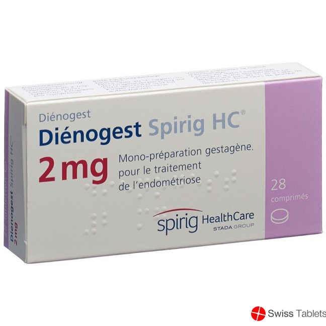 Dienogest Spirig HC Tabletten 2mg 28 Stück buy online